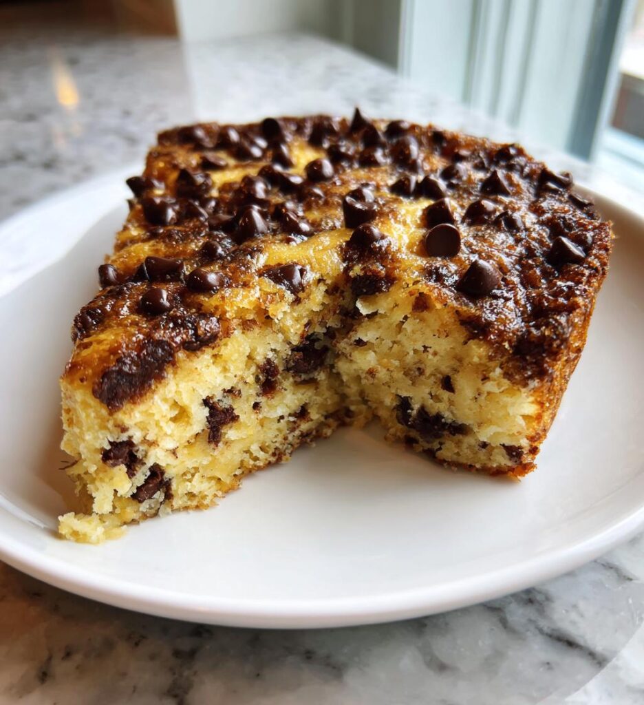 chocolate chip pancake casserole