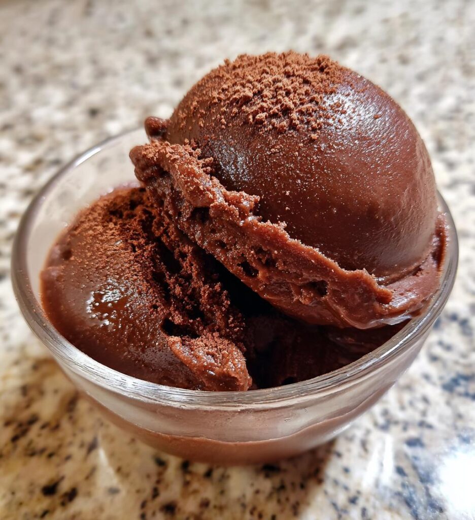 chocolate sorbet a decadent easy homemade recipe