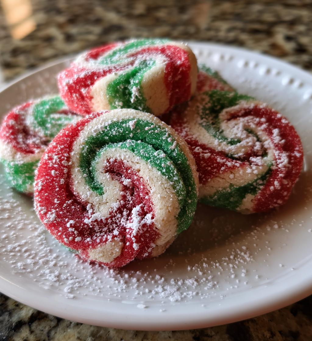 christmas pinwheel cookies