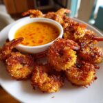 coconut shrimp with sweet chili mayo