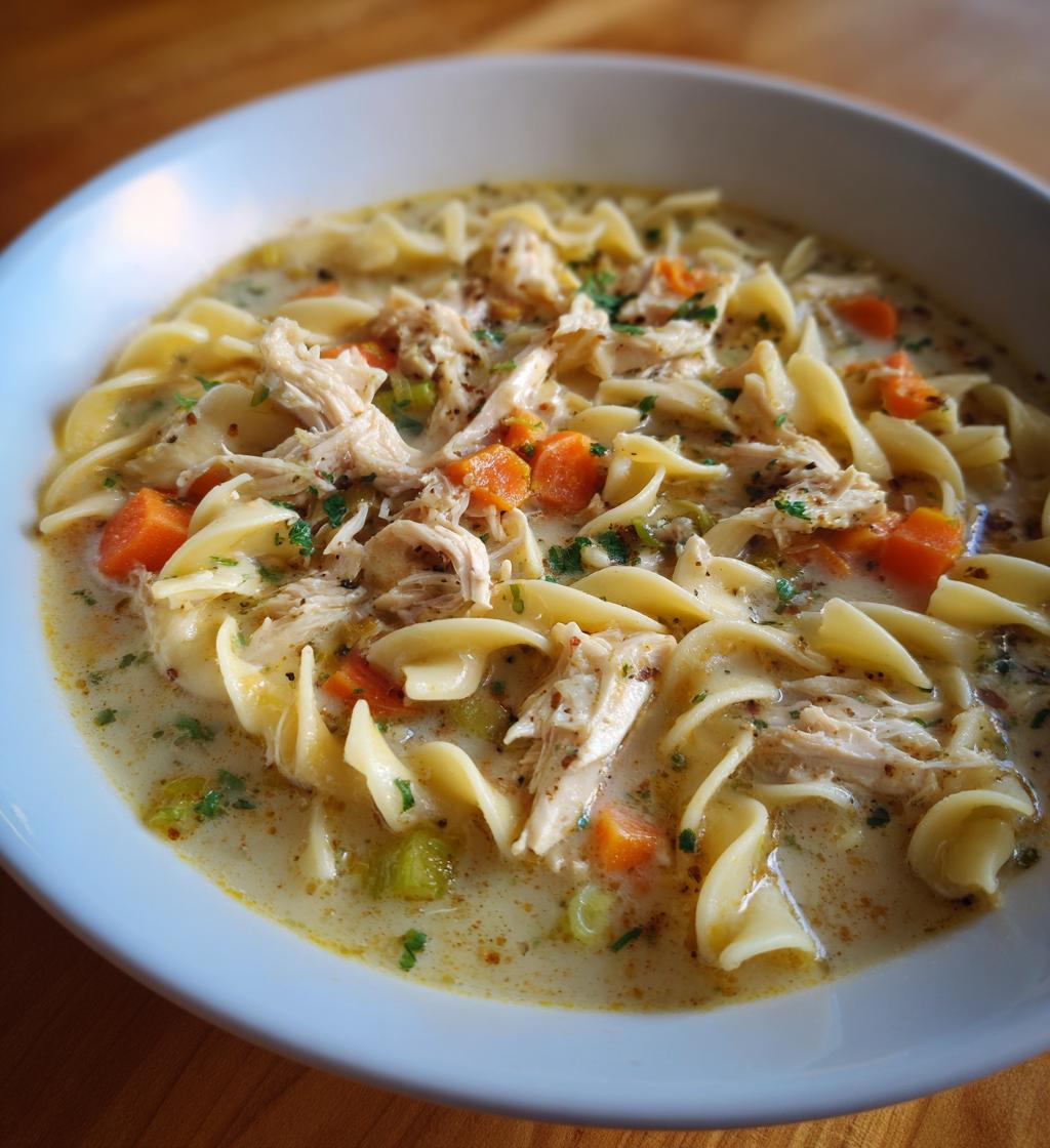 crack chicken noodle soup recipe