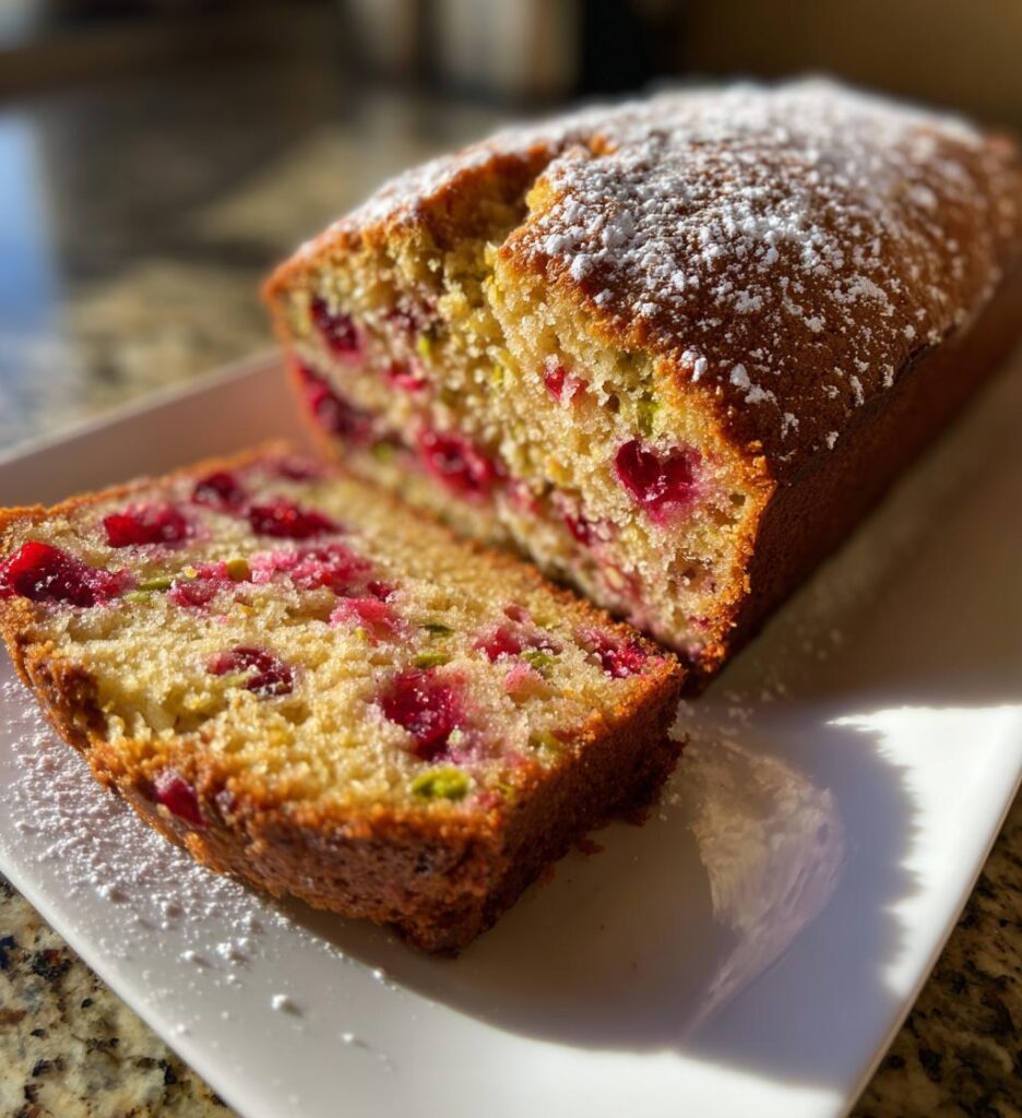 cranberry pistachio bread recipe delightful treat