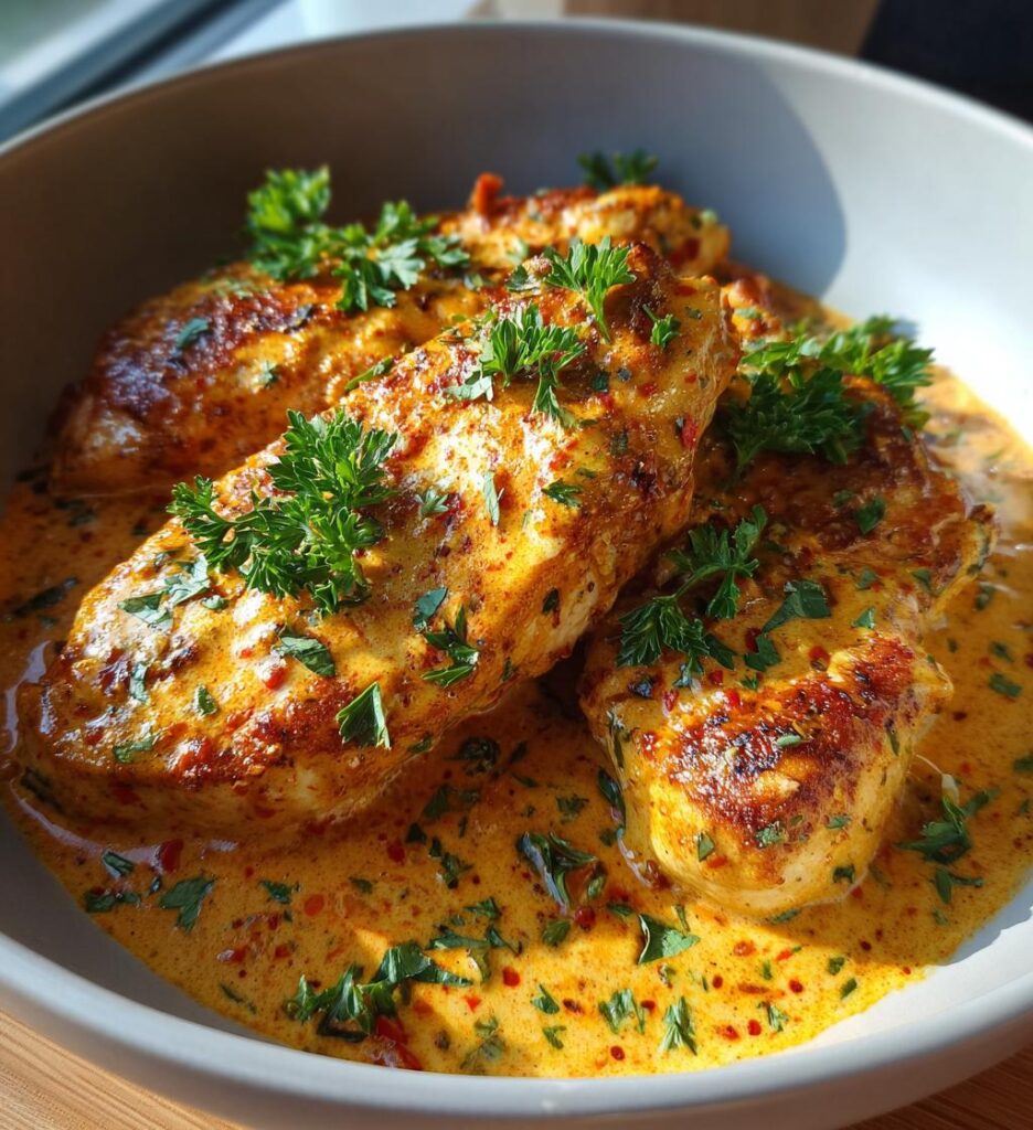 creamy peri peri chicken
