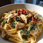 creamy tuscan chicken pasta
