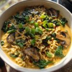 creamy vegetarian peanut miso ramen