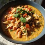 creamy white bean chicken chili