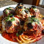 easy halloween zombie eye meatballs with spaghetti recipe