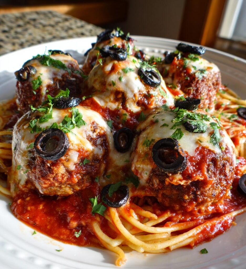 easy halloween zombie eye meatballs with spaghetti recipe