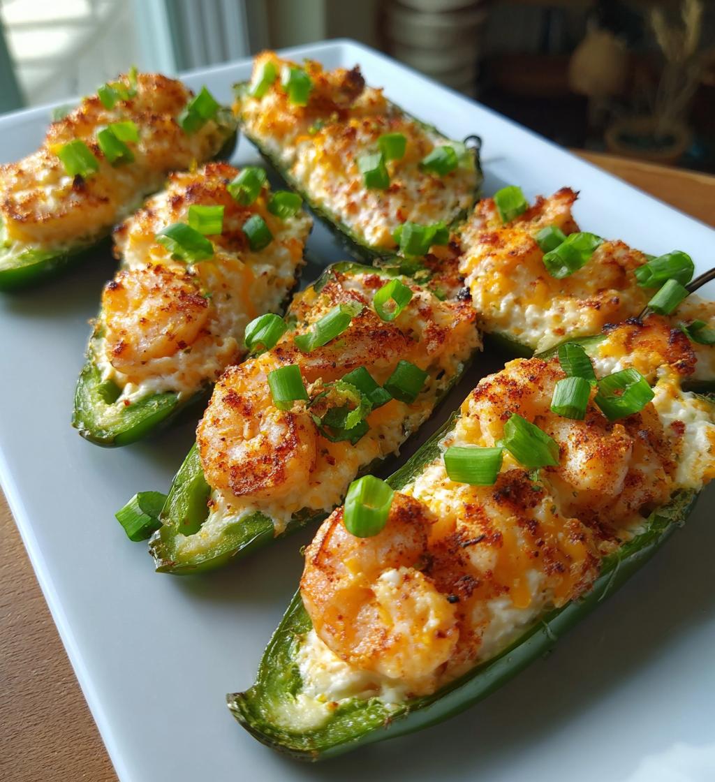 fiery cajun shrimp stuffed jalapenos