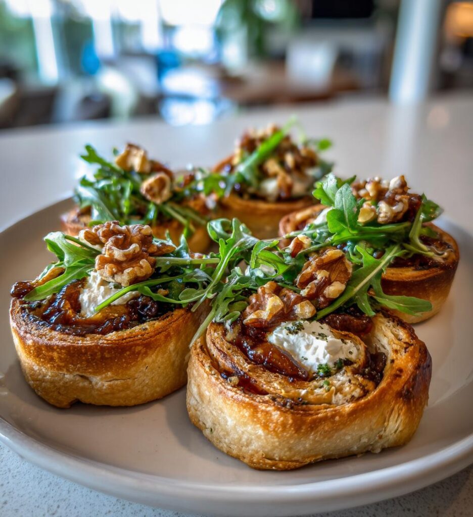 fig and goat cheese pinwheels