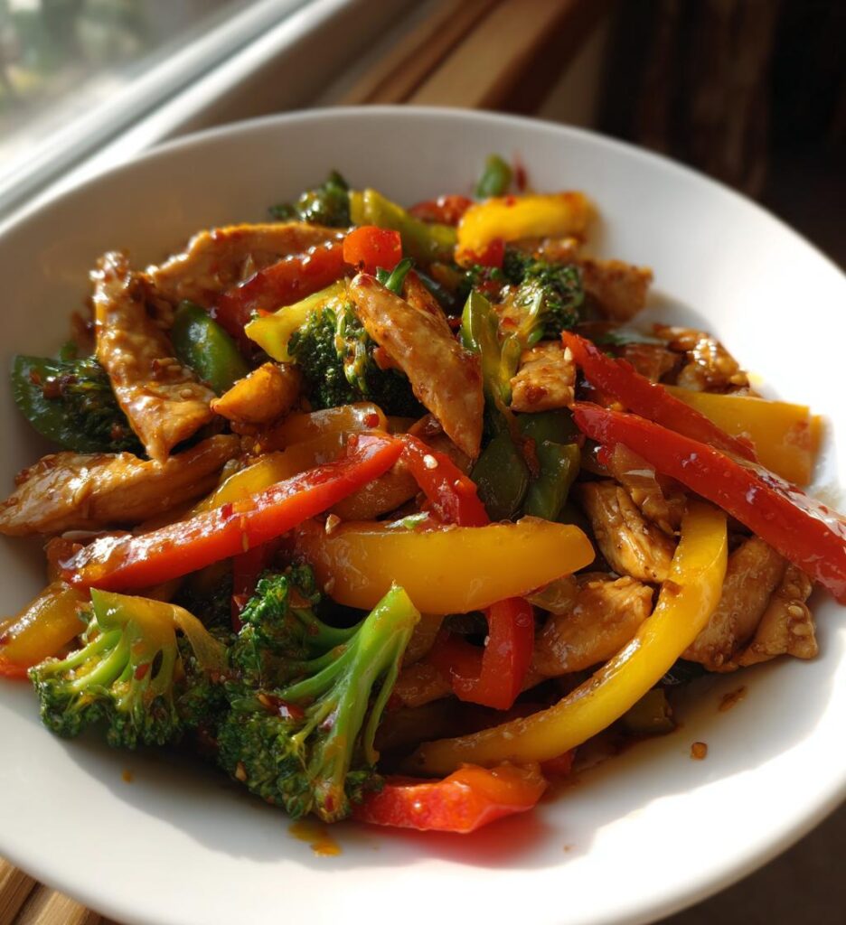 firecracker chicken stir fry