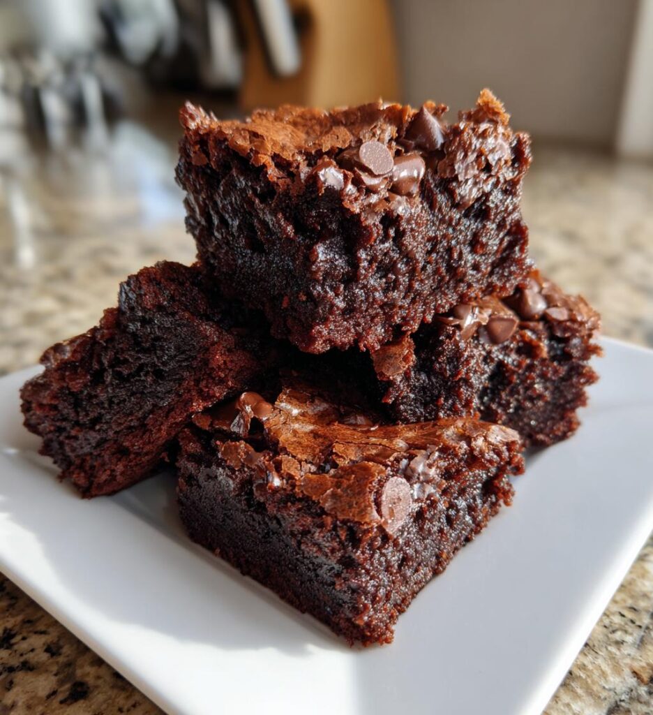 fudgy peanut butter brownies