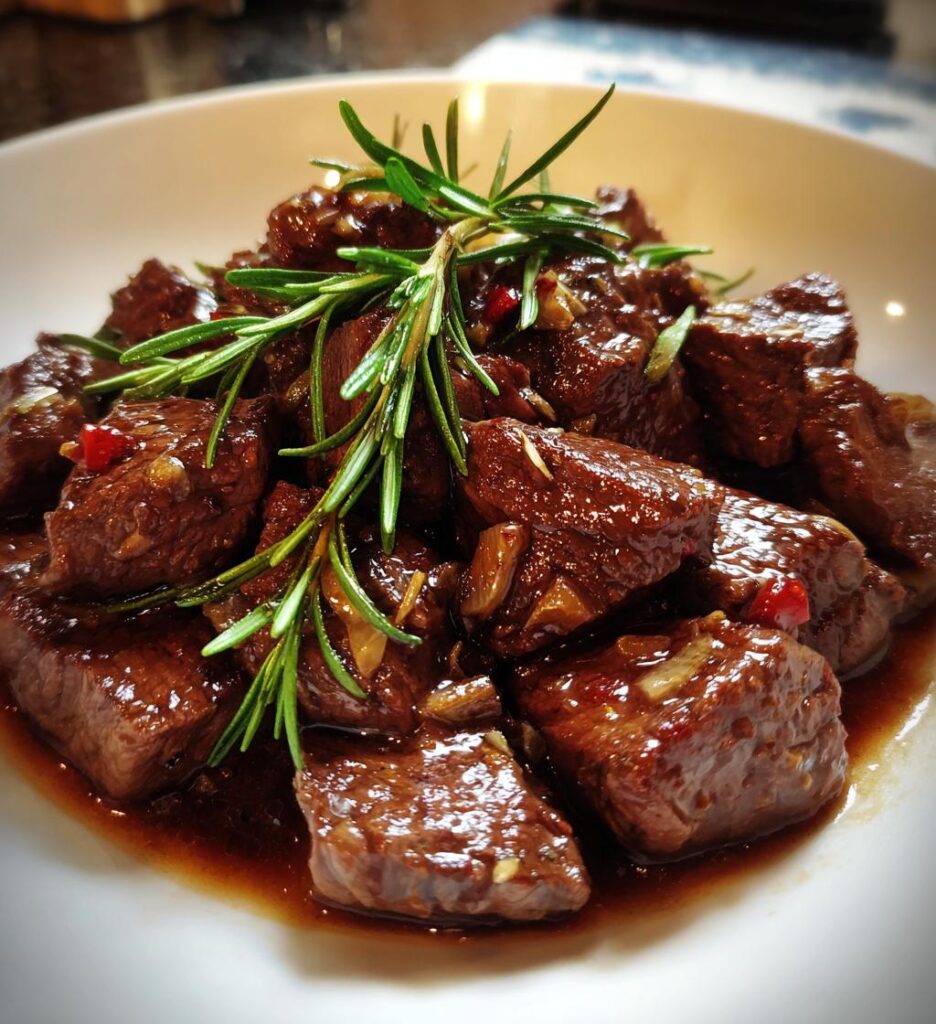 garlic and rosemary beef tips an amazing ultimate recipe