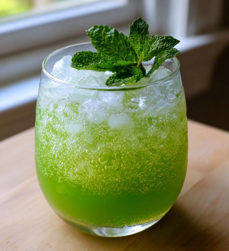 goblin green punch mocktail