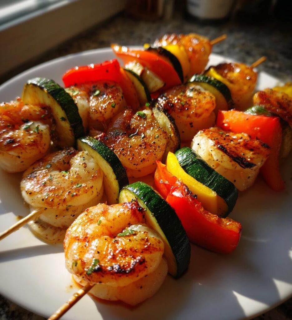 grilled seafood skewers summer fun recipe