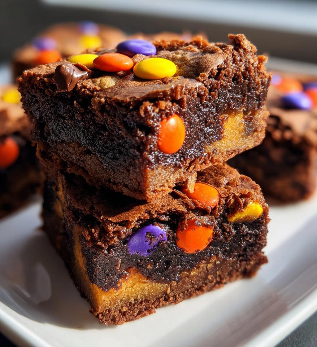halloween brookies