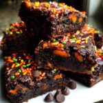 halloween brownies