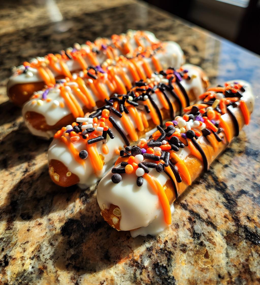 halloween pretzels