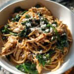 healthy garlic parmesan chicken pasta