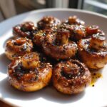 honey and garlic roasted mushrooms recipe