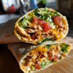 honey mustard chicken wrap