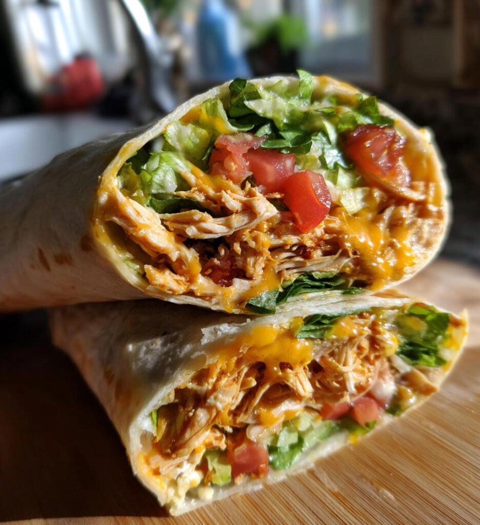 honey mustard chicken wrap