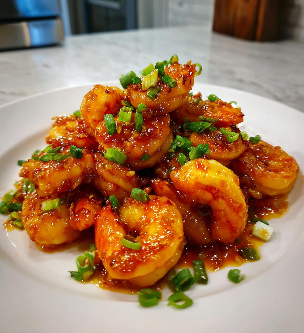 honey orange shrimp