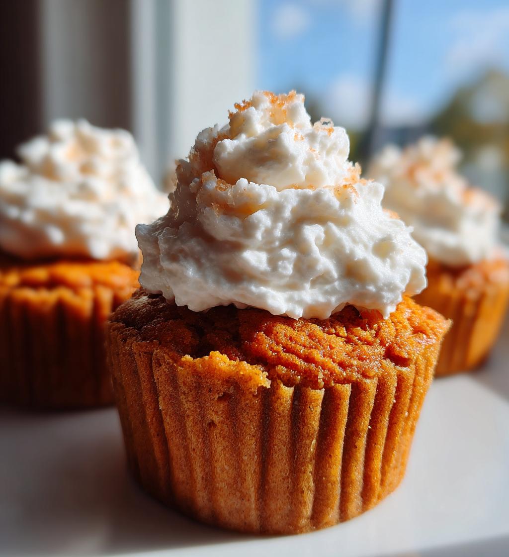 impossible pumpkin pie cupcakes