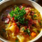 irish bacon cabbage and potato soup