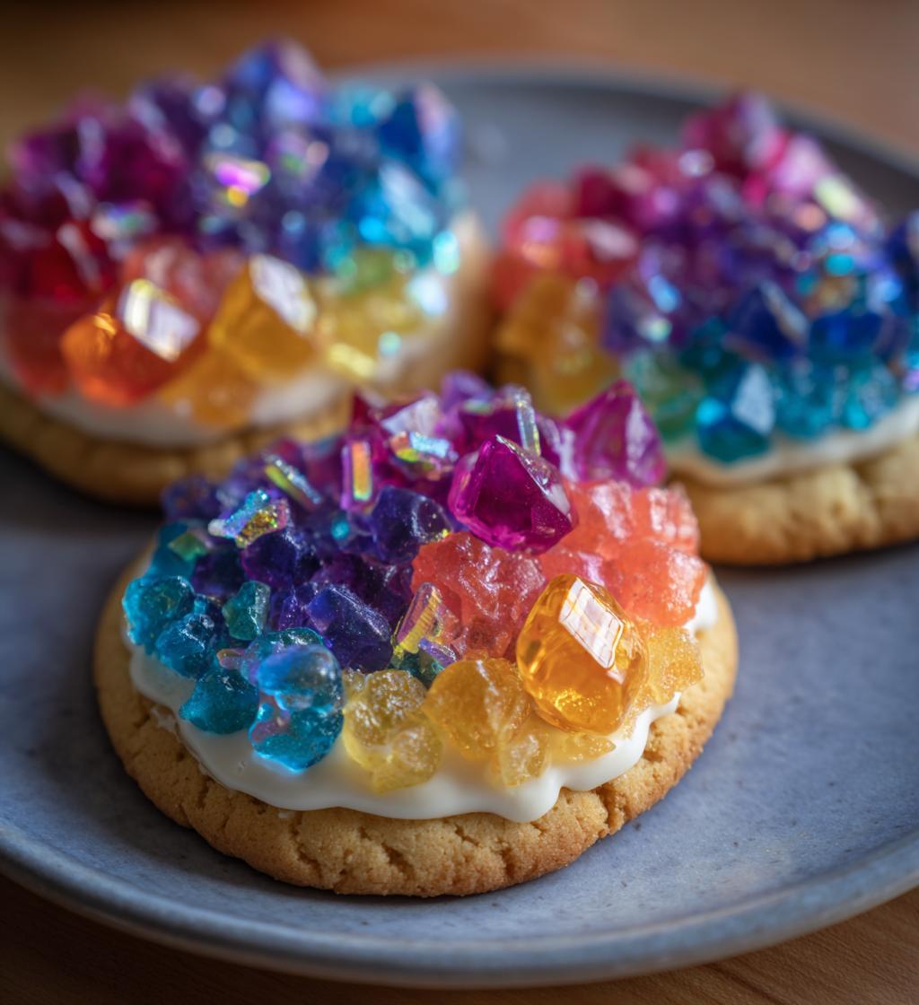 irresistible geode cookies colorful delicious treats