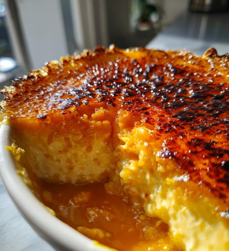 japanese sweet potato creme brulee