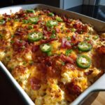 keto jalapeno popper casserole