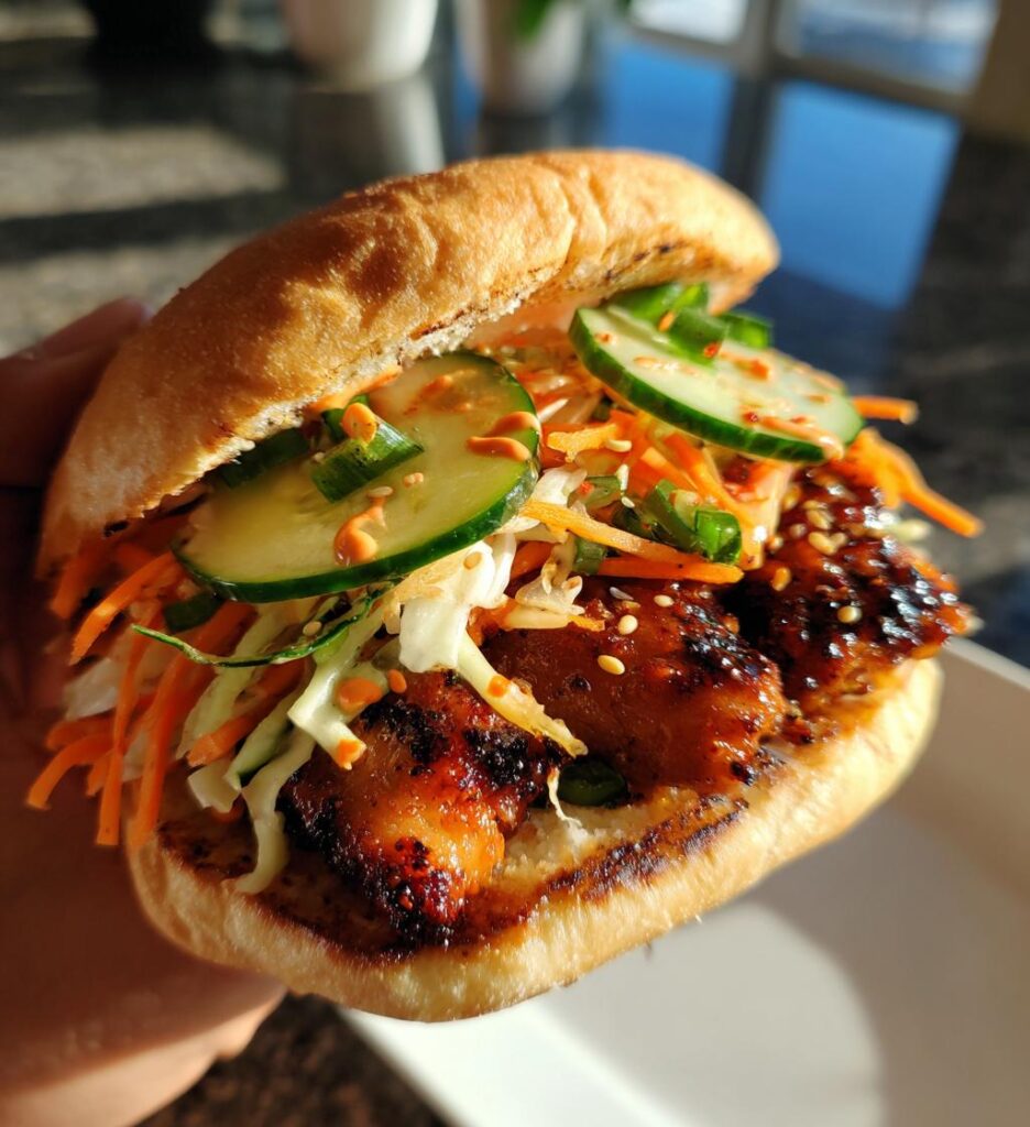 korean bbq chicken sandwich