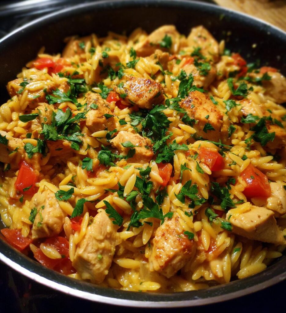 lemon chicken orzo pasta