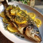 lemon thyme roasted sea bass