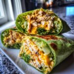 low carb cheesy garlic chicken wraps flavorful easy keto