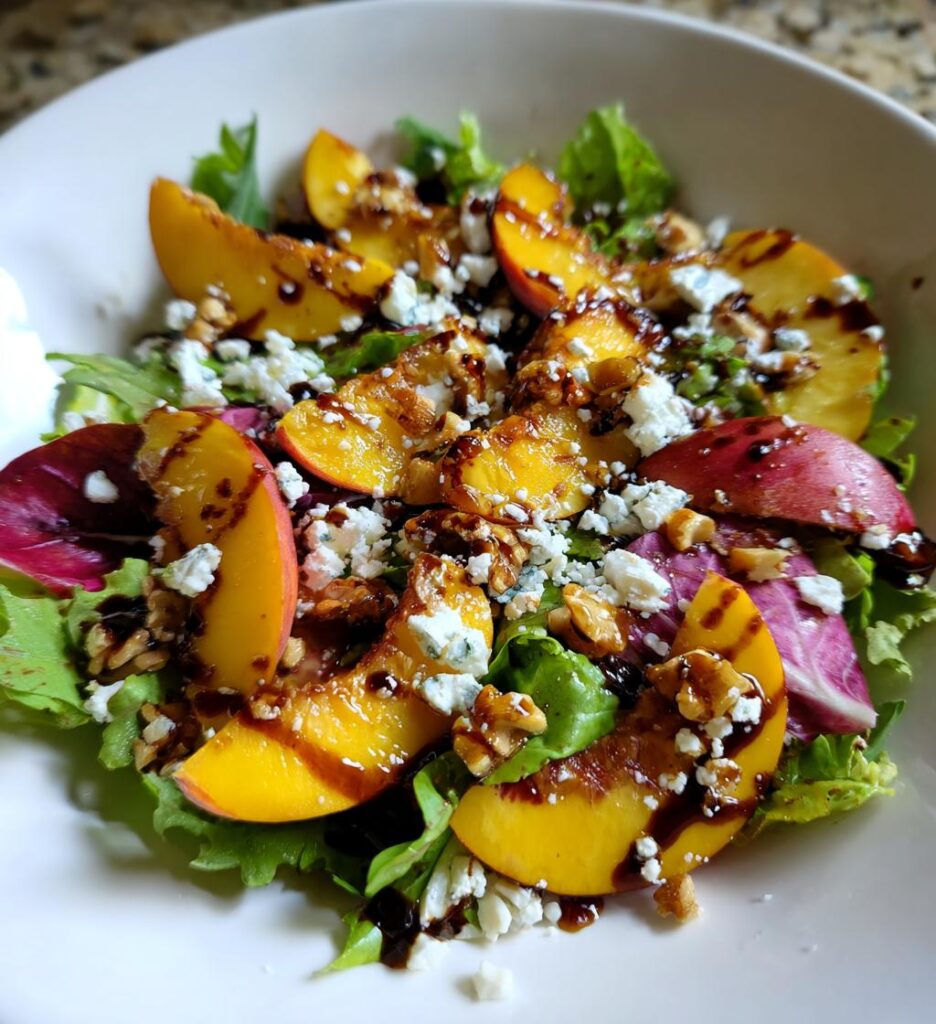 millionaire peach salad