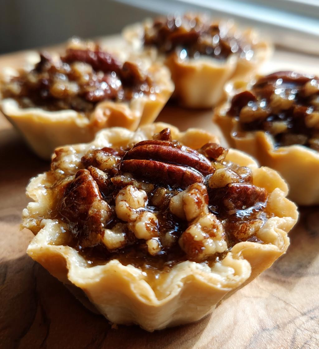 mini pecan pies