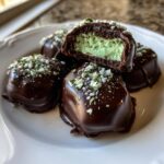 mint oreo truffles