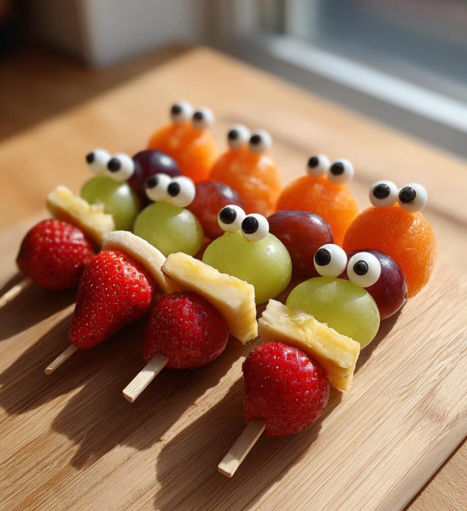 monster fruit skewers