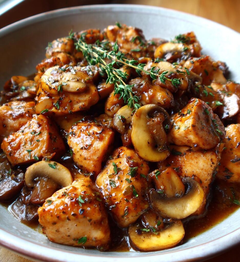 mushroom chicken