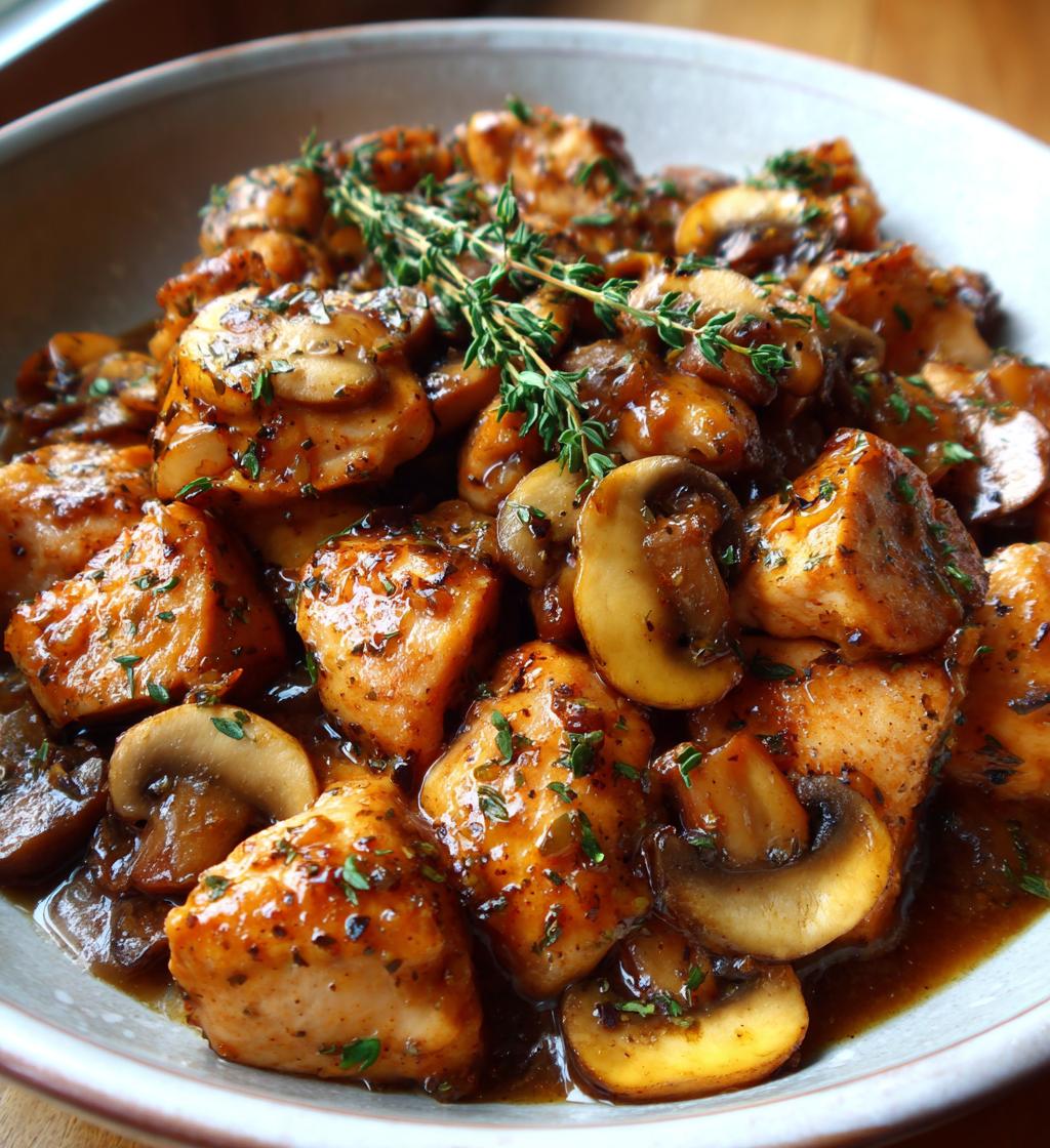 mushroom chicken