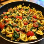 one pan tortellini and sausage skillet dinner recipe