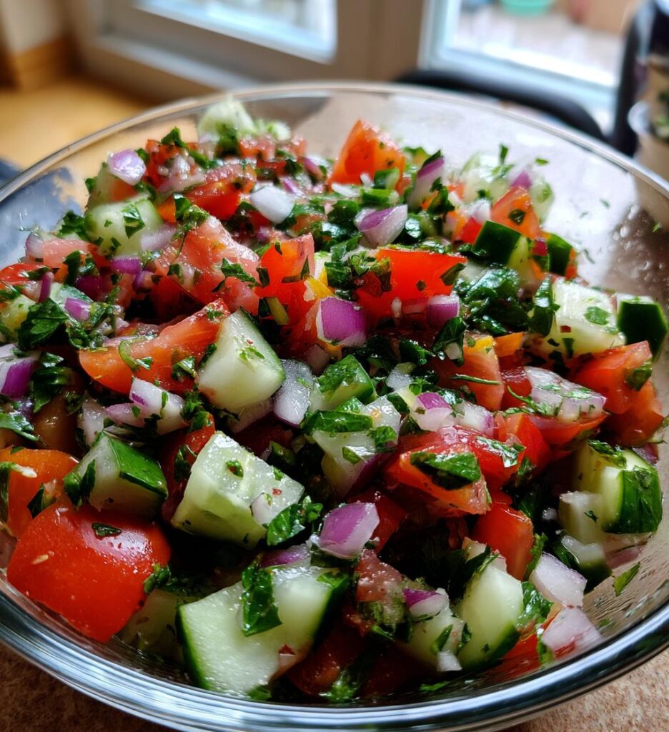persian shirazi salad