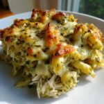 pesto chicken pasta bake