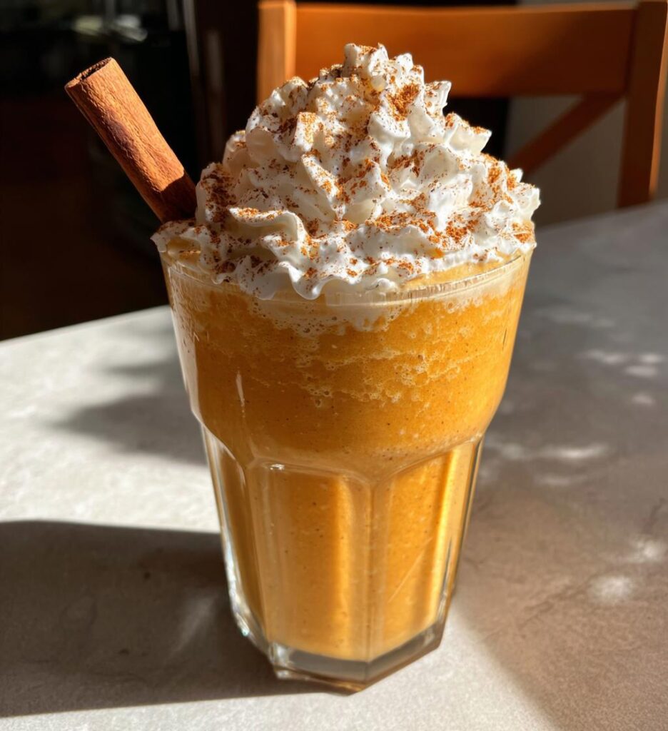 pumpkin pie milkshake