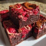 raspberry swirl brownies