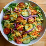 salad with honey mustard dressing