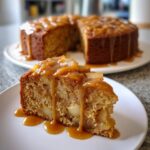 salted caramel pear cake