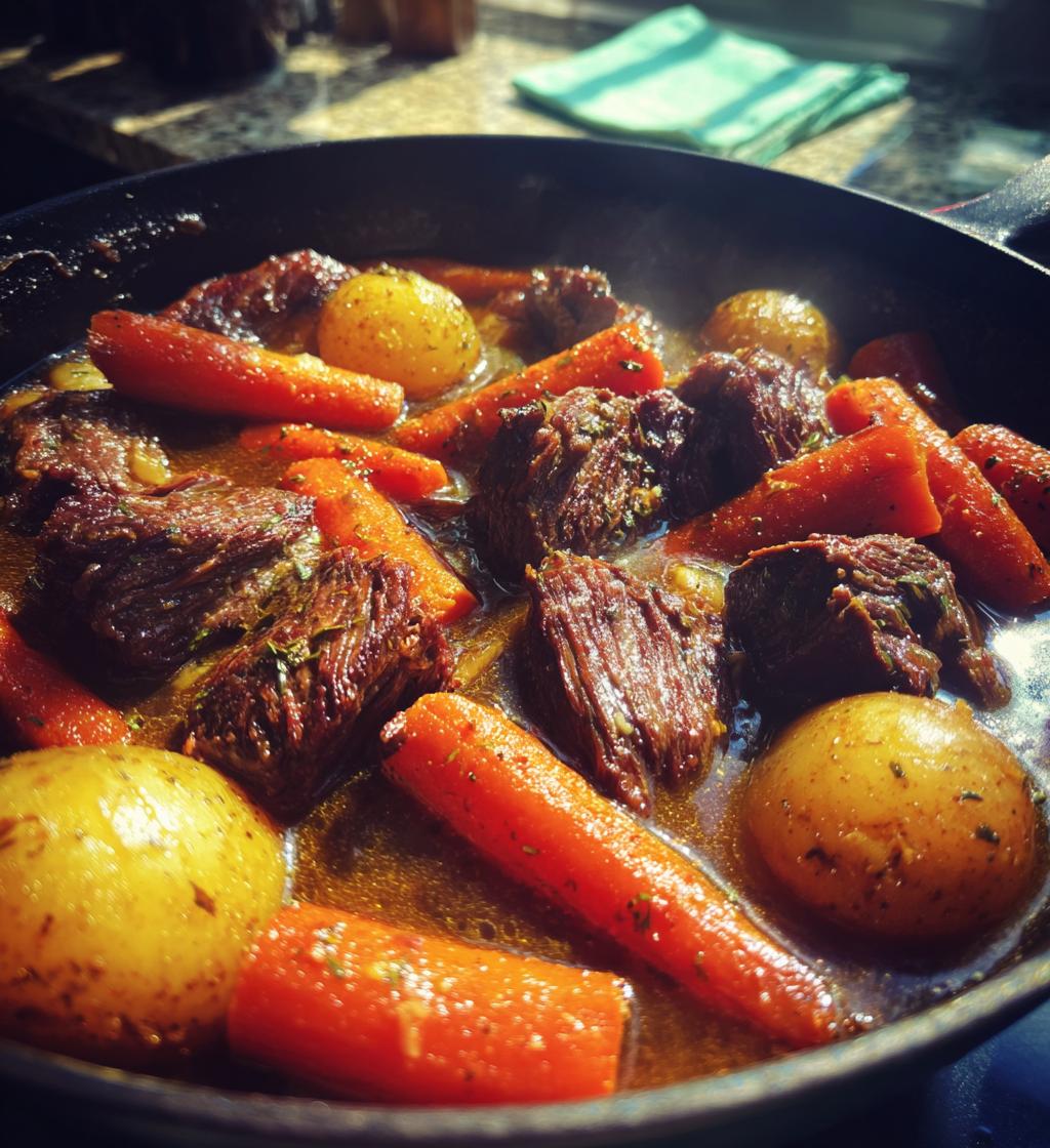 slow braised pot roast